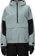 686 Women's Outline Anorak Jacket - dusty marine grid