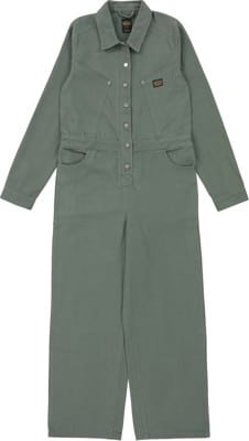RVCA Women's Dayshift L/S Boiler Suit Jumpsuit - fir green - view large