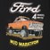 Brixton Ford Mud Marathon T-Shirt - burnt rubber - front detail