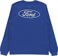 Brixton Ford Built Tough L/S T-Shirt - ford blue - reverse