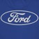 Brixton Ford Built Tough L/S T-Shirt - ford blue - reverse detail