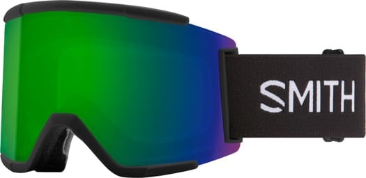Smith Squad XL ChromaPop Goggles + Bonus Lens - black/sun green mirror + storm rose flash lens - view large