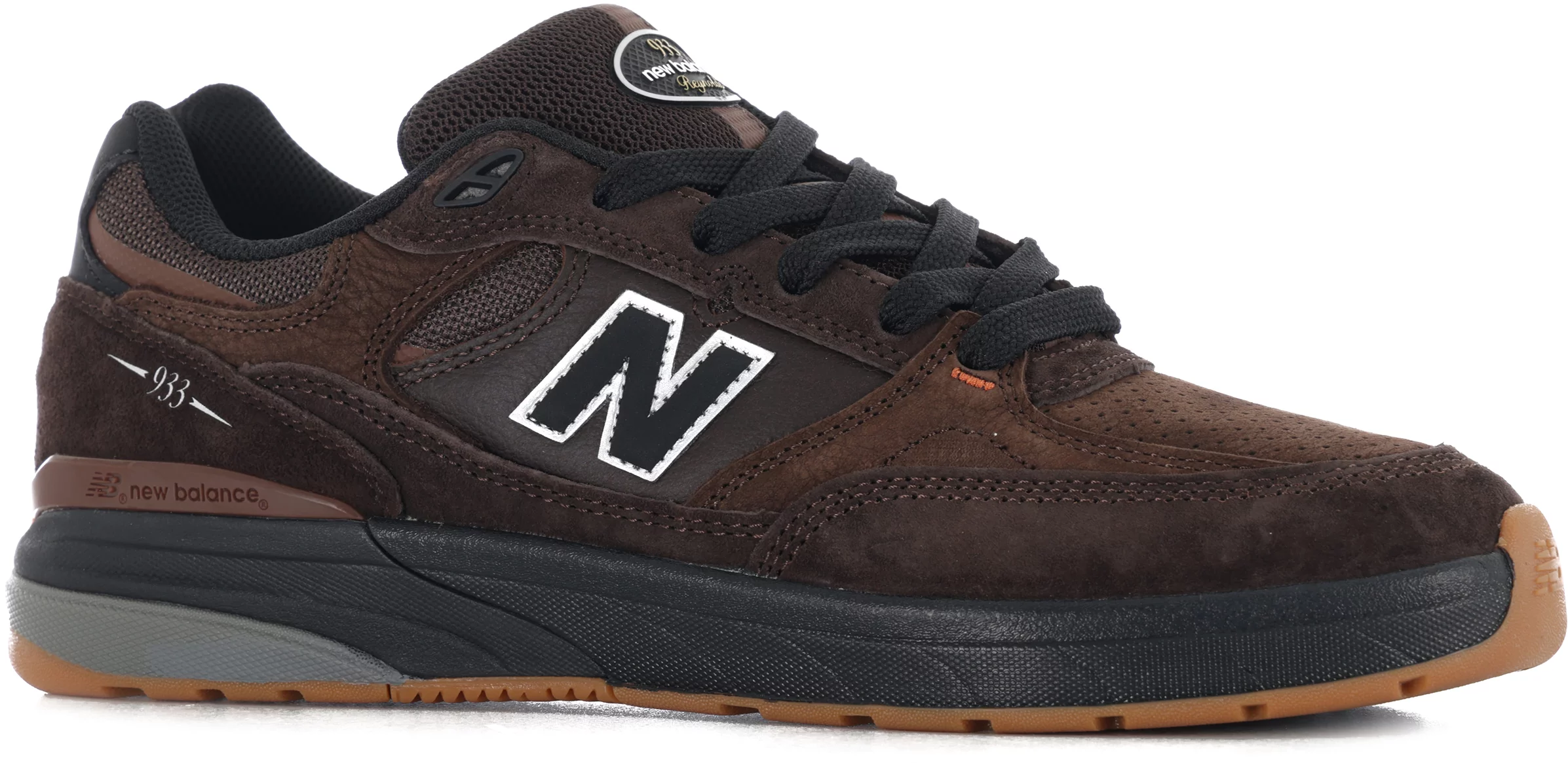 New Balance Numeric 933 Andrew Reynolds Skate Shoes - brown/black 