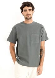 Rhythm Vintage Terry T-Shirt - silver pine
