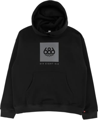 686 Knockout Logo Premium Heavyweight Pullover Hoodie - black print - view large