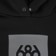 686 Knockout Logo Premium Heavyweight Pullover Hoodie - black print - detail