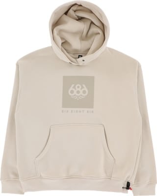 686 Knockout Logo Premium Heavyweight Pullover Hoodie - limestone - view large