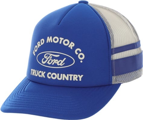 Brixton Ford Built Tough Trucker Hat - ford blue/wimbledon white - view large