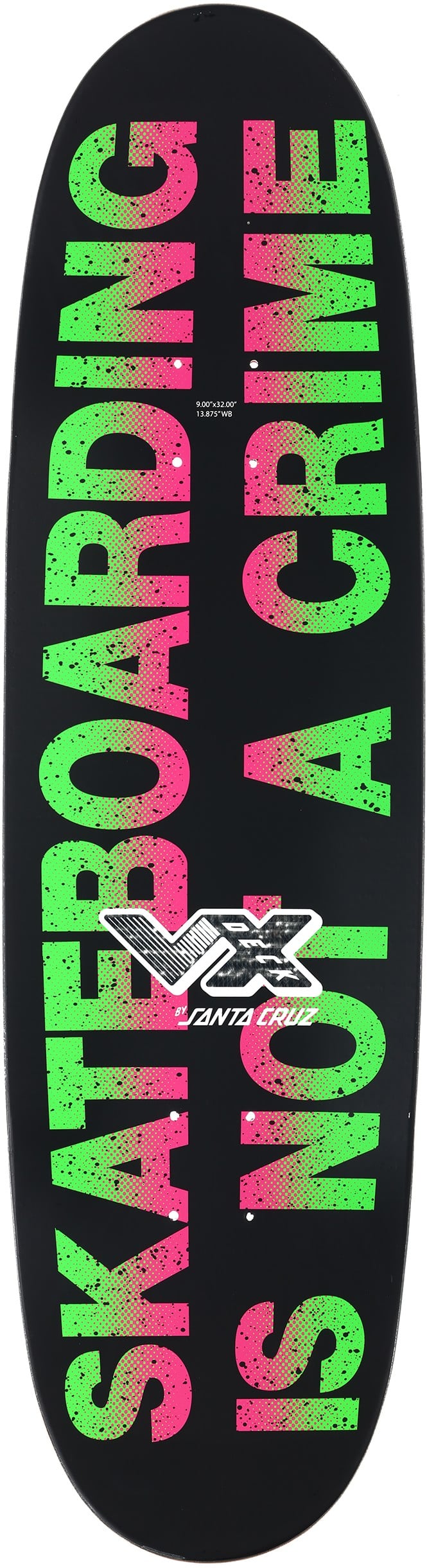 Santa Cruz Kendall Street Art Collage 9.0 VX Skateboard Deck