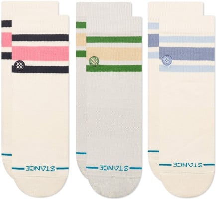 Stance Women's Boyd Quarter 3-Pack Socks - ivory - view large