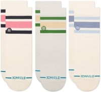 Stance Women's Boyd Quarter 3-Pack Socks - ivory