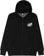 Santa Cruz Natas Panther Hooded Zip Sweater - black - front