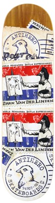 Anti-Hero Daan Postal 8.5 Skateboard Deck - brown - view large