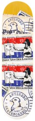 Anti-Hero Daan Postal 8.5 Skateboard Deck - yellow