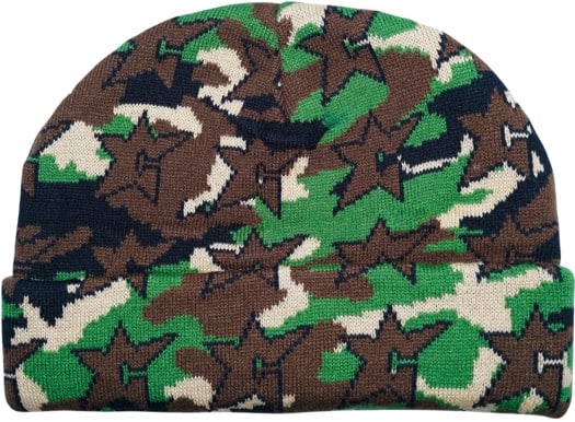 Carpet C-Star All Over Jacquard Beanie - camo - view large