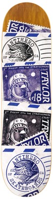 Anti-Hero Taylor Postal 8.38 Skateboard Deck - brown - view large