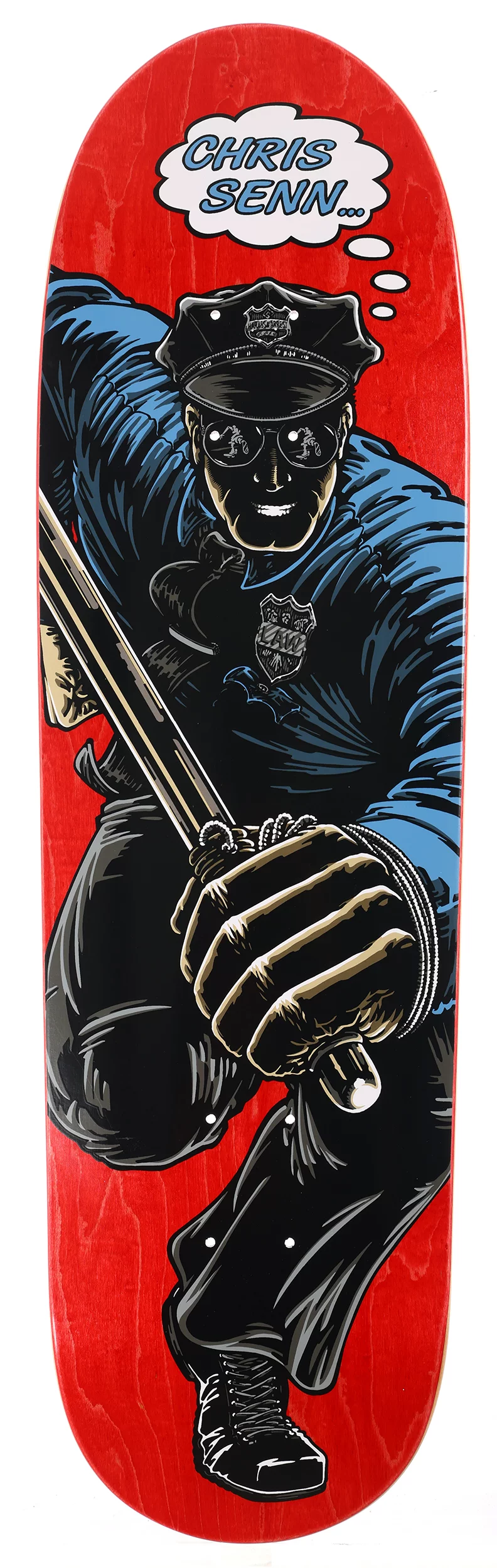 スケートボード chris senn powell peravita 9.13 Powell Peralta Chris Senn Cop 9.13 Reissue Skateboard Deck - multi