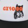 GX1000 Owl Trucker Hat - black/white - front detail