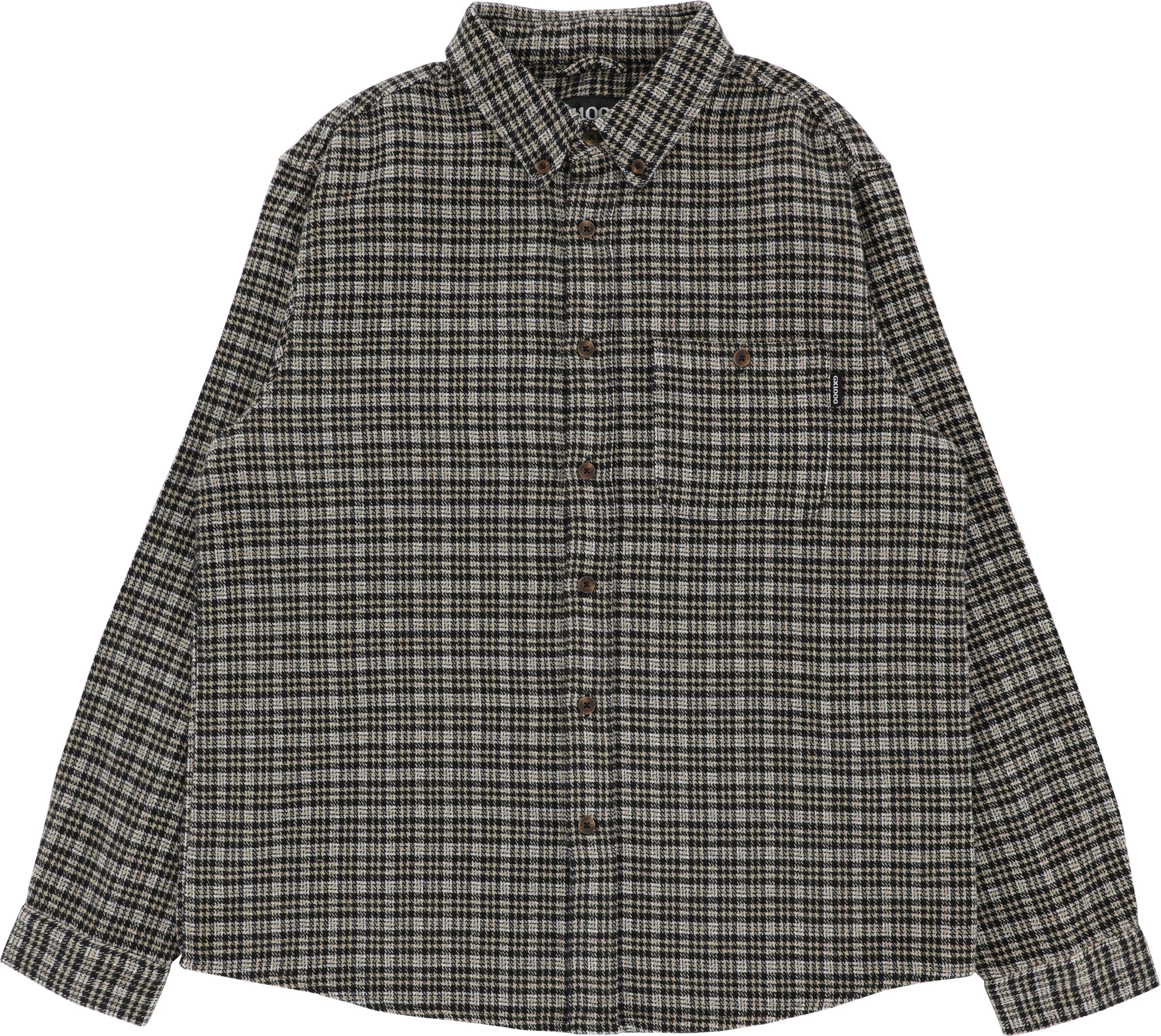 GX1000 Long Sleeve Houndstooth Button Down L/S Shirt - beige | Tactics