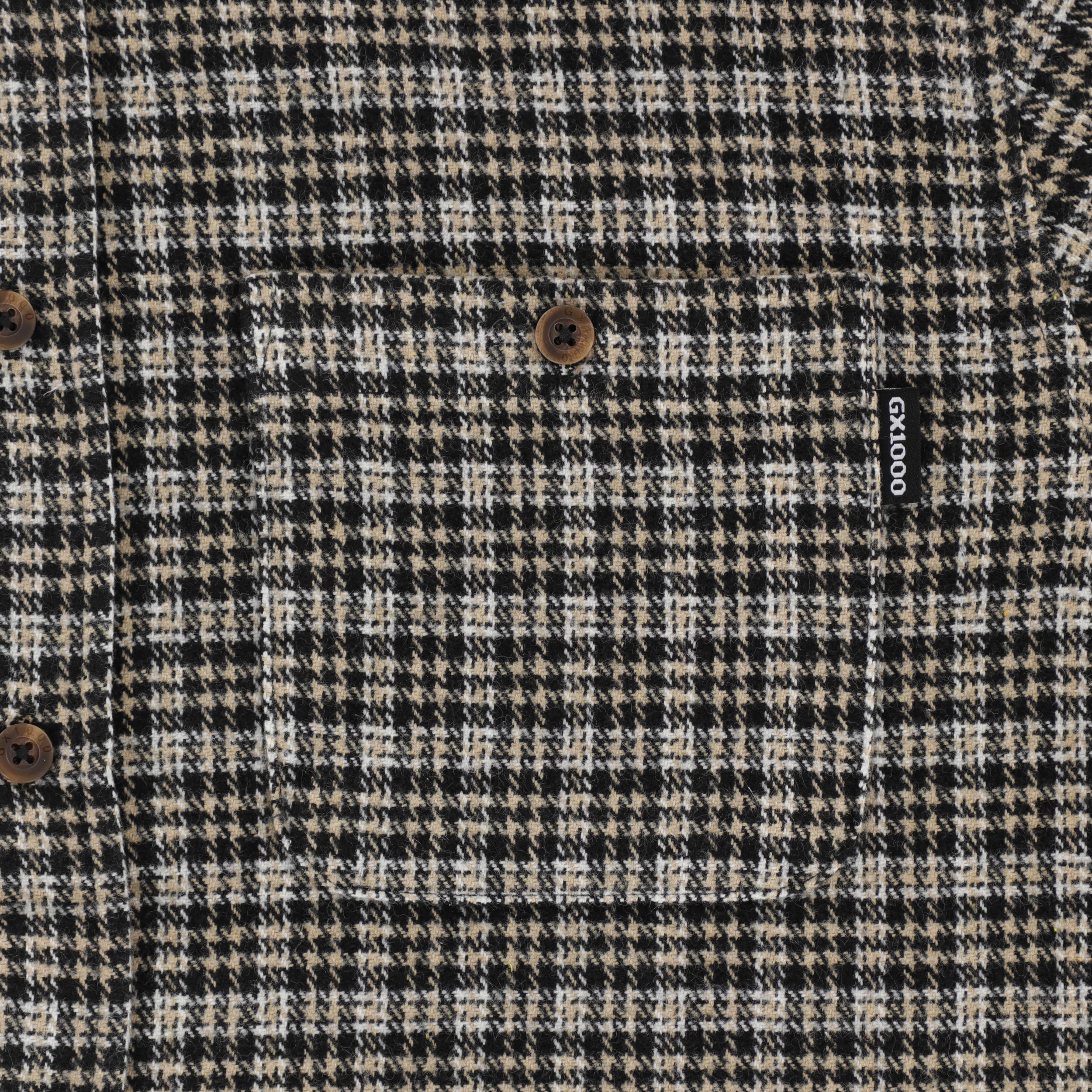 GX1000 Long Sleeve Houndstooth Button Down L/S Shirt - beige | Tactics