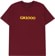 GX1000 OG Logo T-Shirt - burgundy/yellow
