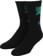 Carpet Cat Sock - black