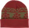 Volcom Longo Beanie - burnt red - reverse
