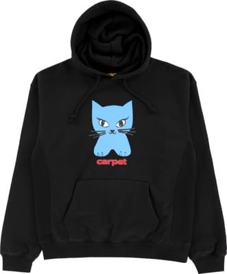 Carpet Cat Hoodie - black - view large