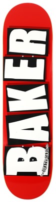 Baker Brand Logo 8.125 Skateboard Deck - white - view large