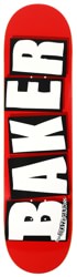 Baker Brand Logo 8.125 Skateboard Deck - white