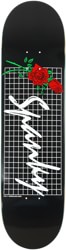 Spanky Black Roses 8.25 Skateboard Deck
