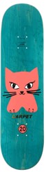 Carpet Cat 8.38 Skateboard Deck - pink cat/blue