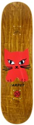 Carpet Cat 8.38 Skateboard Deck - red cat/brown