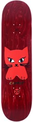 Carpet Cat 8.38 Skateboard Deck - red cat/red