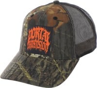 Portal Dimension Camo Metal Snapback Hat - camo