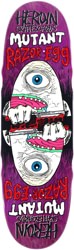 Heroin Mutant Razor Egg 9.5 Skateboard Deck - purple