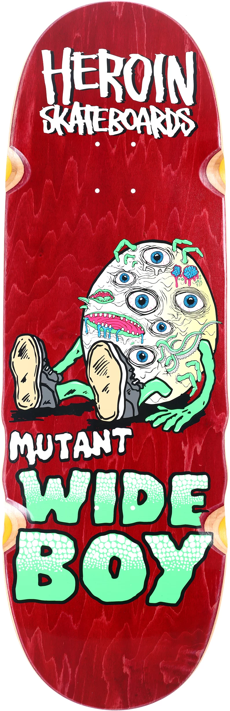 Heroin Mutant Wide Boy 10.28 Skateboard Deck | Tactics