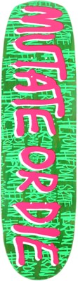 Heroin Mutate Or Die 8.7 Skateboard Deck - green - view large