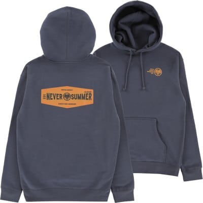 Never Summer Handbuilt Hoodie - slate blue - view large