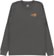 Never Summer Handbuilt L/S T-Shirt - vintage black - front