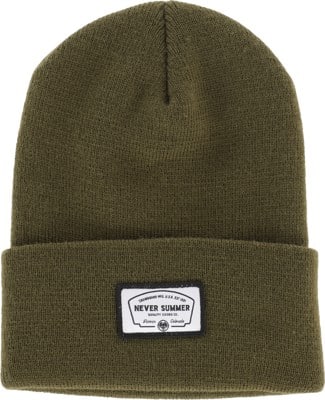 Never Summer NS Quality Goods Beanie - olive - view large