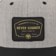 Never Summer NS Quality Goods Snapback Hat - heather grey/black bill - front detail