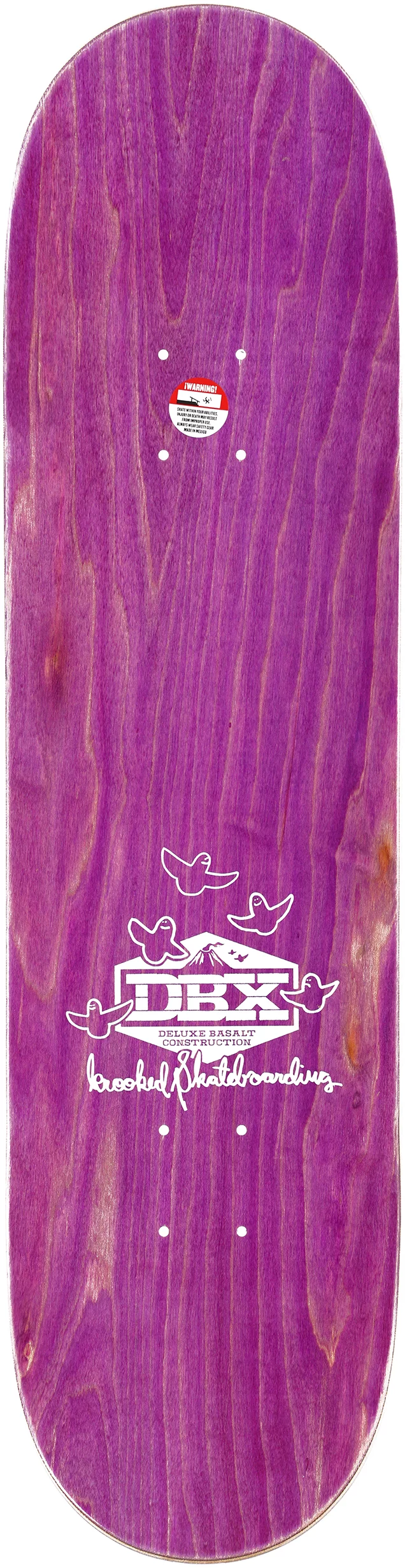 Krooked DBX Eyes 8.38 Basalt Skateboard Deck - gold | Tactics