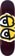 Krooked DBX Eyes 8.5 Basalt Skateboard Deck - yellow