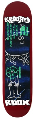 Krooked Knox Recycle 8.5 Skateboard Deck - view large