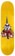 Krooked Skull Sword 8.25 Skateboard Deck - yellow