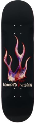 Krooked Wilson Flame 8.5 True Fit Shape Skateboard Deck - view large
