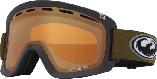Dragon D1 OTG Goggles + Bonus Lens - old skool/lumalens silver ion