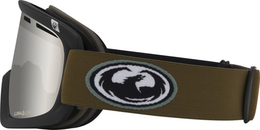 Dragon D1 OTG Goggles + Bonus Lens - old skool/lumalens silver ion