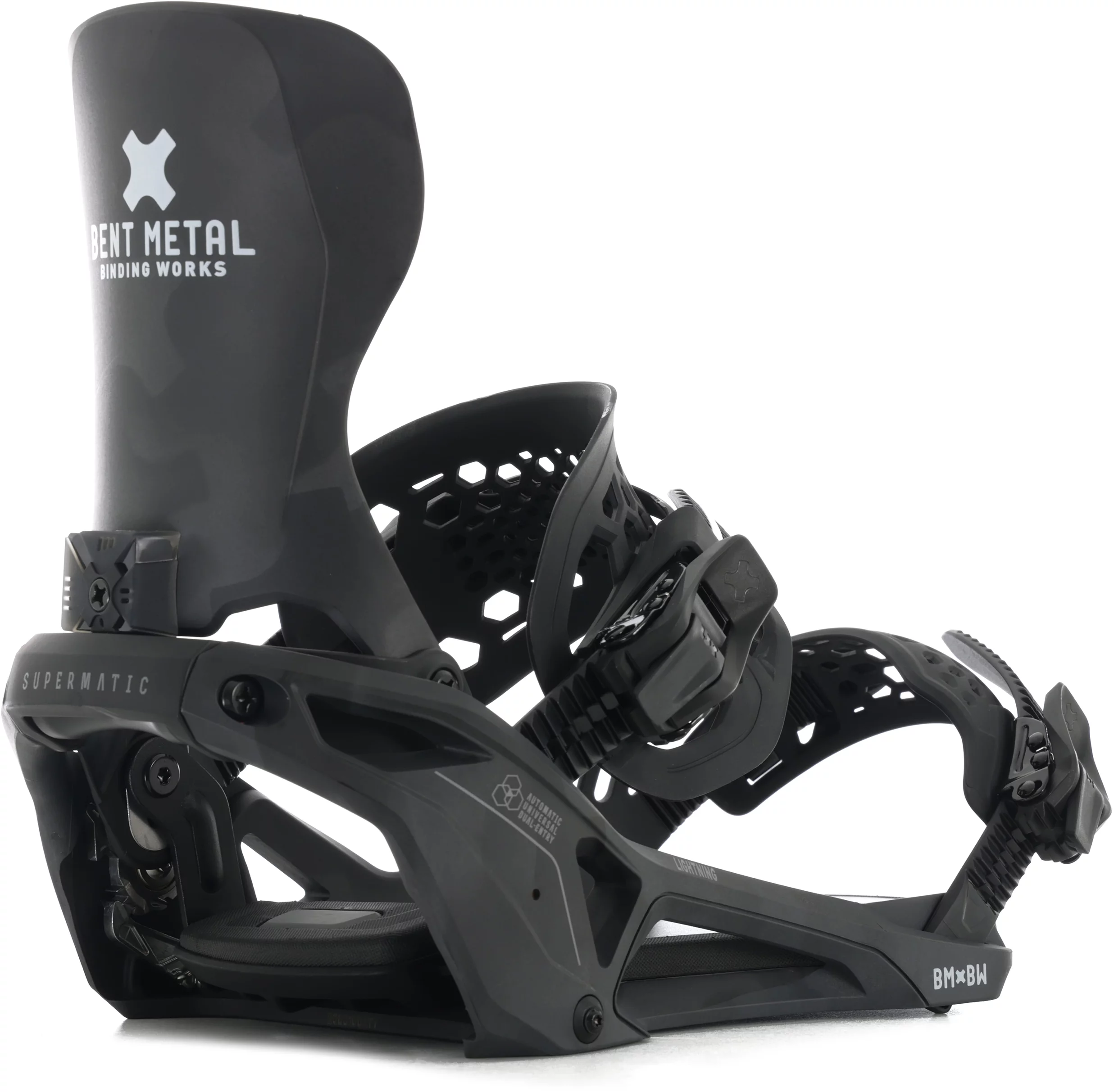 BENT L Lightning Supermatic ビンディング Bent Metal Lightning Supermatic Snowboard Bindings 2026 | Corbetts